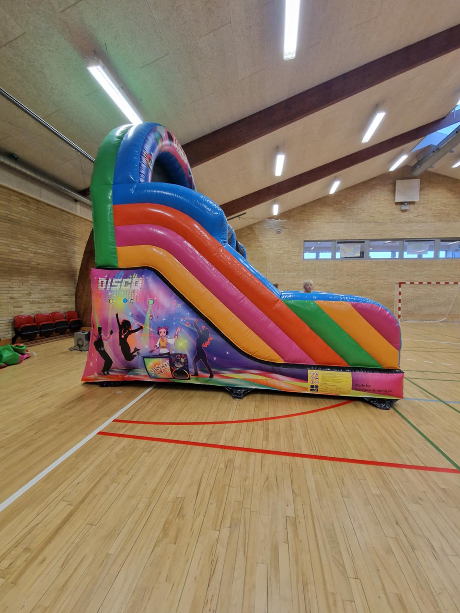 Disco Slide set fra siden