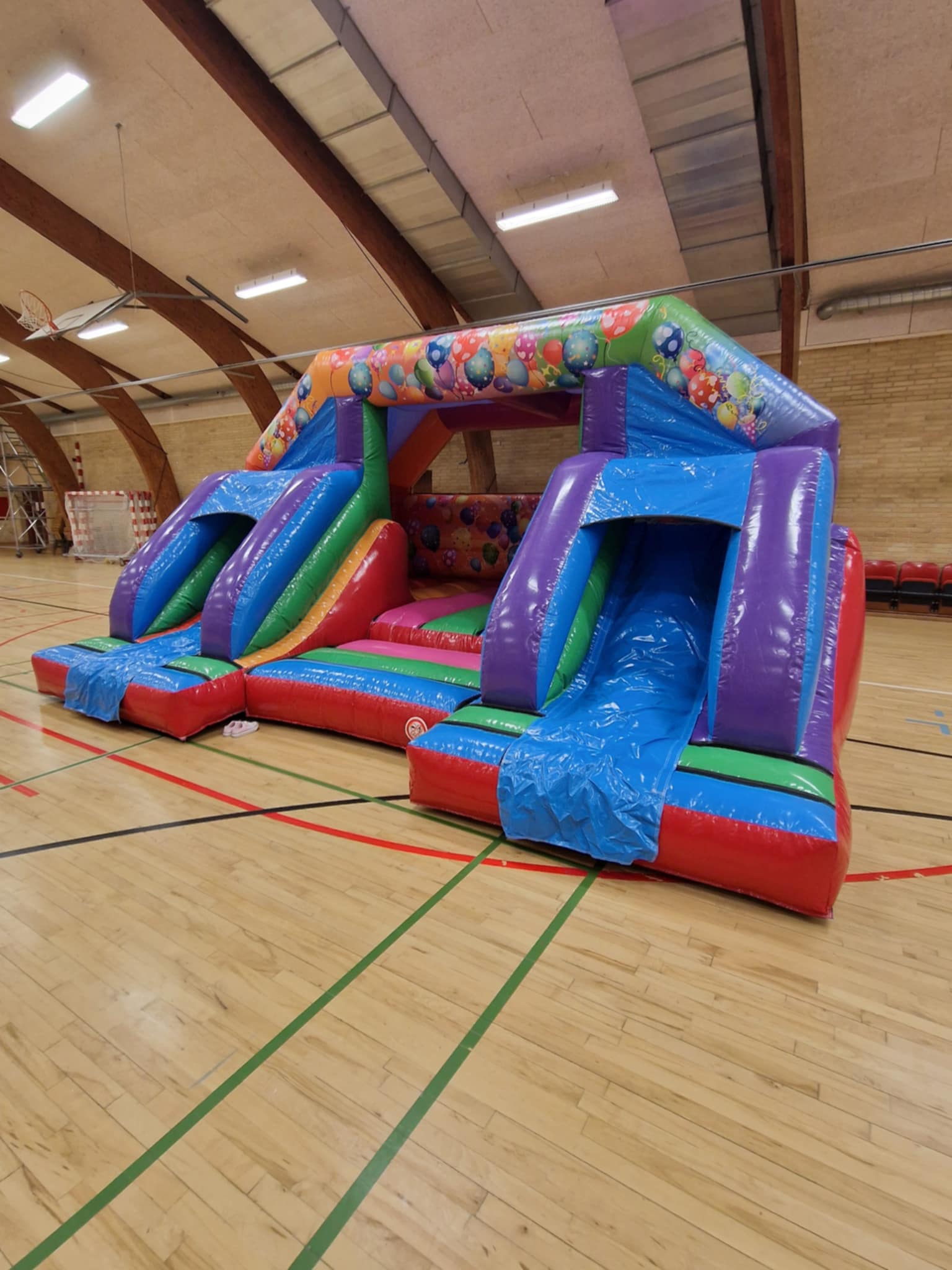Party Dobbelt Slide set fra siden